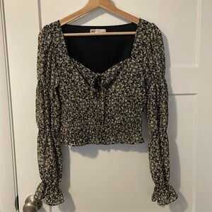 Floral Crop Blouse